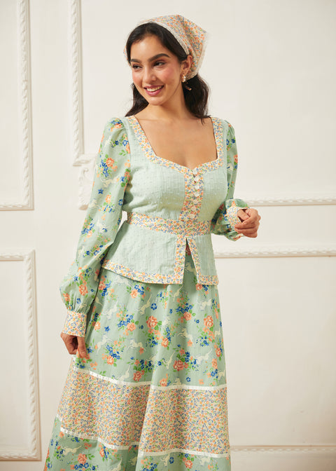 GUNNE SAX for ModCloth Lilly Corselette Midi Dress-4