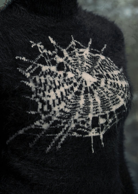Black Spider Sweater-4