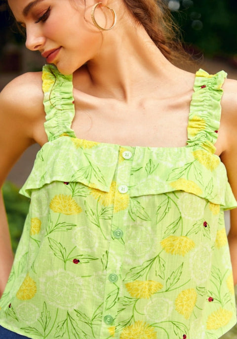 Radiant Ruffle Top (Final Sale)-1