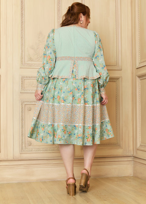 GUNNE SAX for ModCloth Lilly Corselette Midi Dress-7