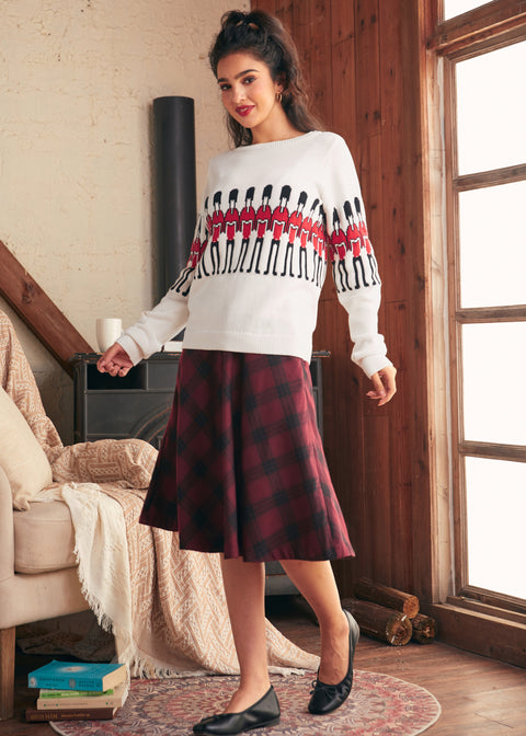 Darling of the Decades Boatneck Pullover-1