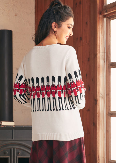 Darling of the Decades Boatneck Pullover-2
