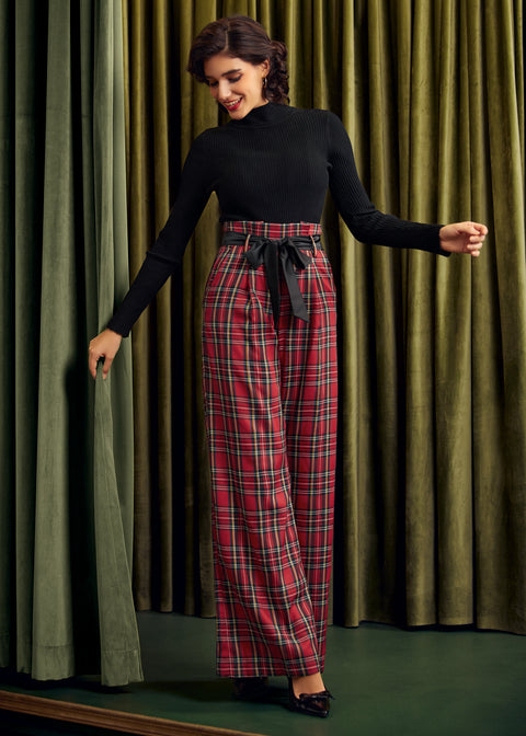 Cider, Spice&Everything Nice Wide Leg Pants-2