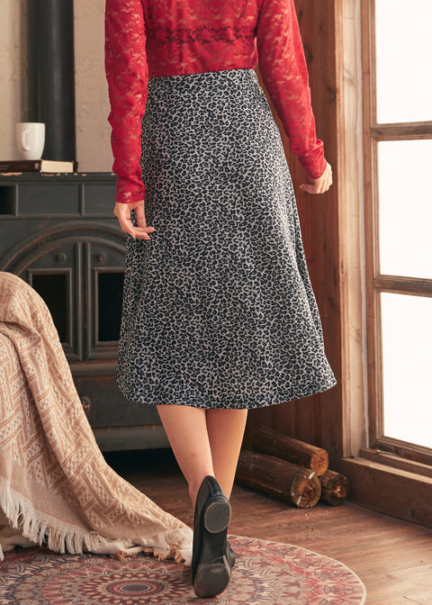 Excellence Attained Knit Midi Skirt-3