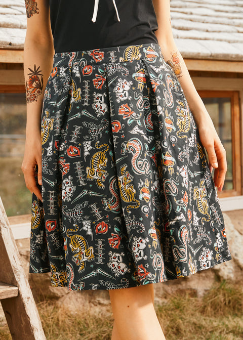 Inked&Iconic Skirt-2