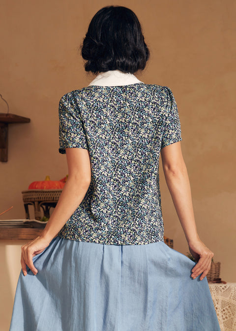 Positive First Impressions Tie-Neck Blouse-4