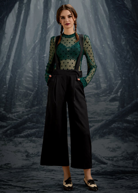 ModCloth Roxanne Smocked Mockneck Blouse-3