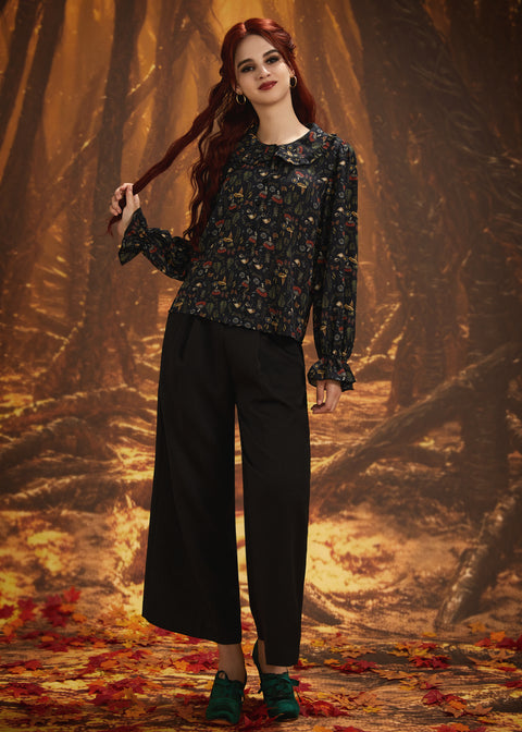 The Vive Ruffle Blouse-1