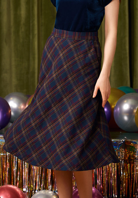 Golden Hour Gal Midi Skirt-3