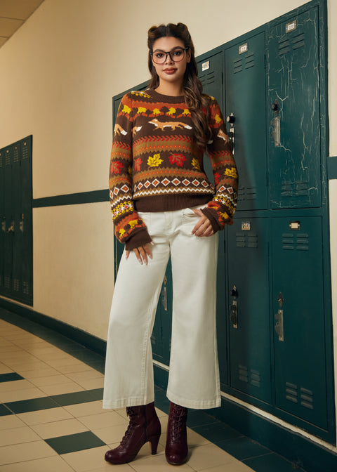 Notes of Nostalgia Crewneck Pullover-3