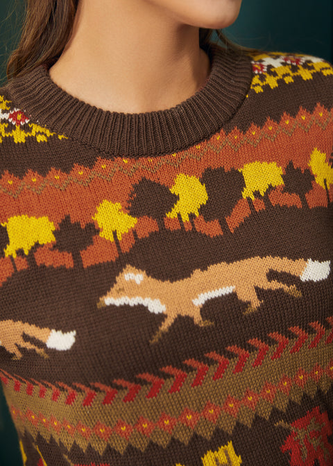 Notes of Nostalgia Crewneck Pullover-1