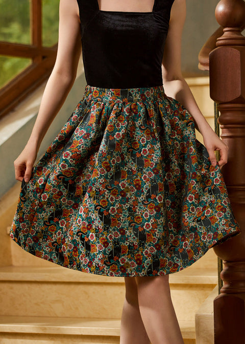 More Than Charming Brocade Skirt-4