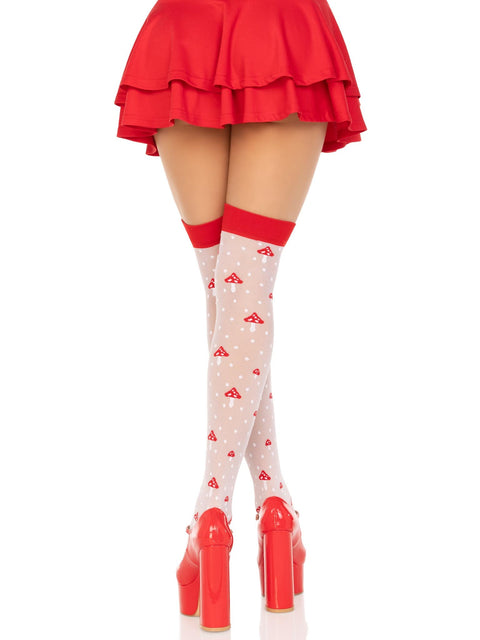 Magic Mushroom Thigh Highs-1