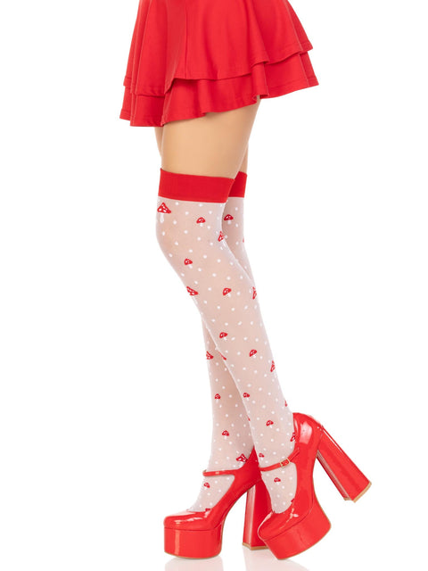 Magic Mushroom Thigh Highs-2