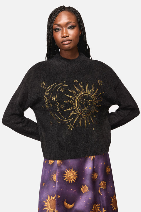 Sun And Moon Goth Knit-2