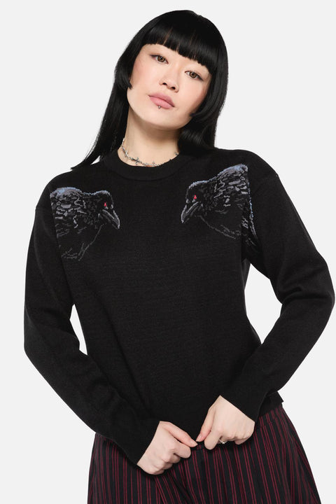 Apollo Crow Knit Sweater-6