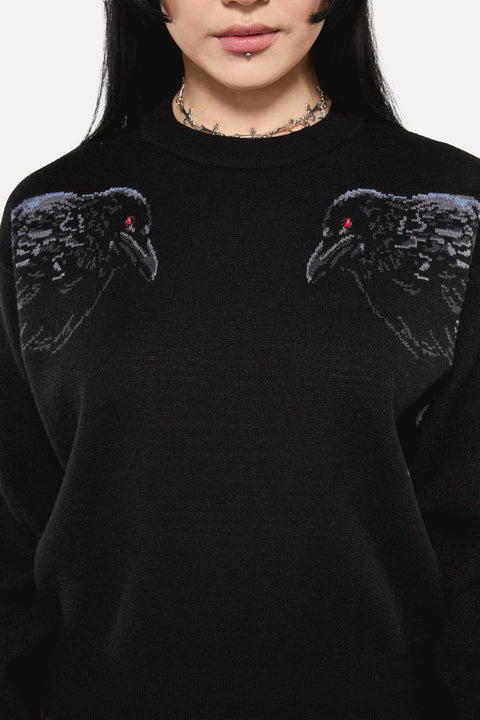 Apollo Crow Knit Sweater-1