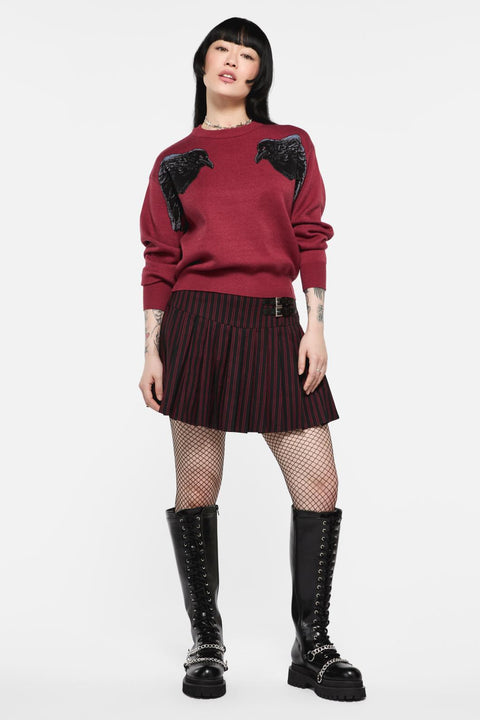 Apollo Crow Knit Sweater-4