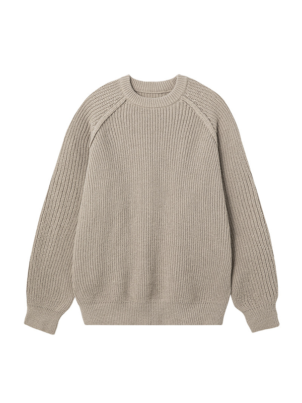 Pullover mit dreidimensionalem Schulterlinien-Design und Rundhalsausschnitt-2