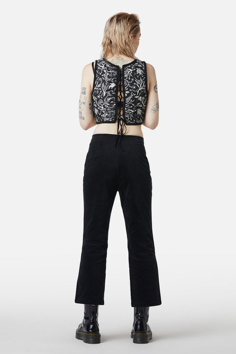 At The Alter Velvet Kick Flares-3