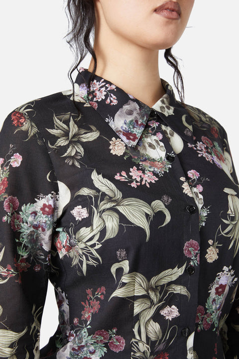 Memento Mori Printed Blouse-1