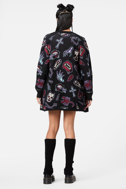Sucked In Gothic Cardigan-2