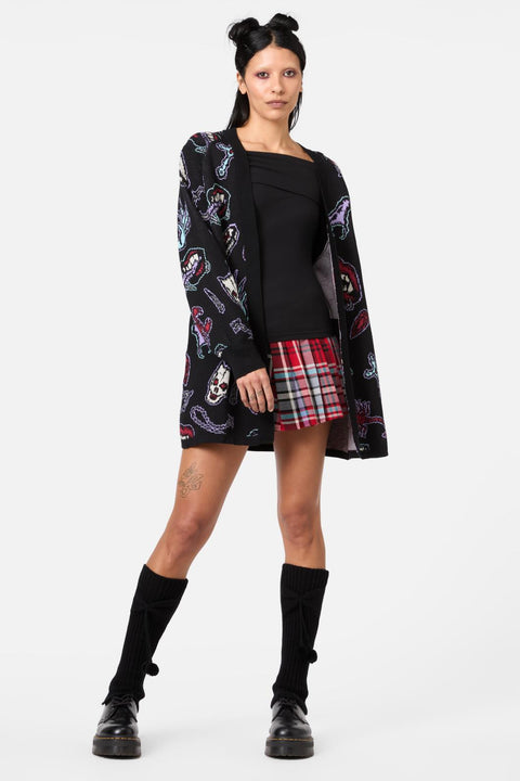 Sucked In Gothic Cardigan-4