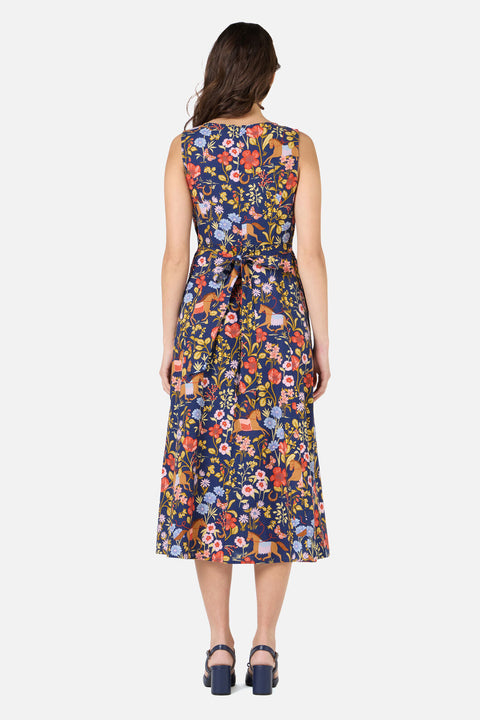 Fancy Horses Midi Dress-4