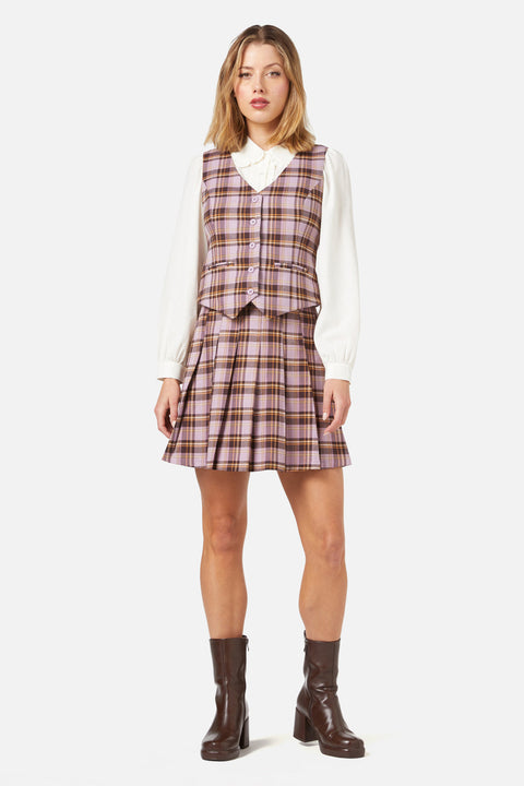 Jeannie Check Vest-2