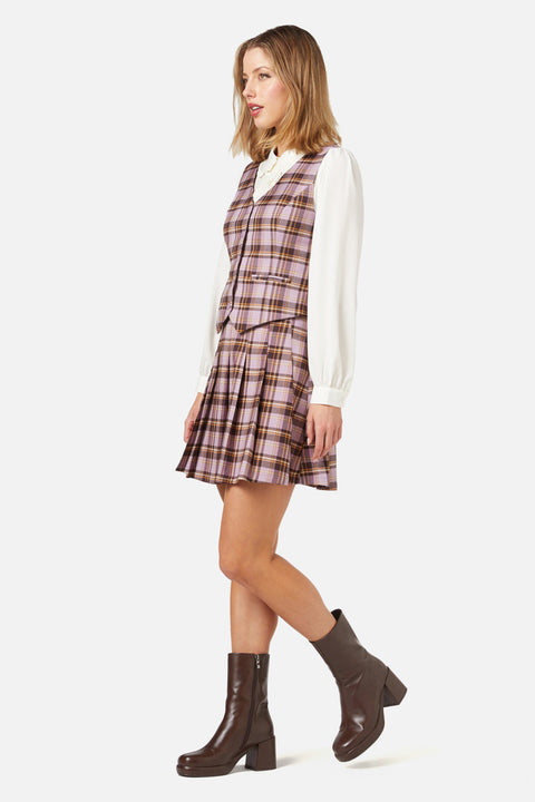 Jeannie Check Vest-3