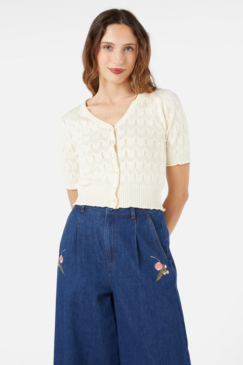 Wednesday Knit Cotton Cardigan-1